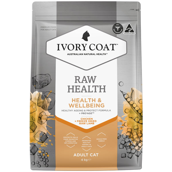 Ivory Coat Raw Health Cat Dry Food Health & Wellbeing 4kg