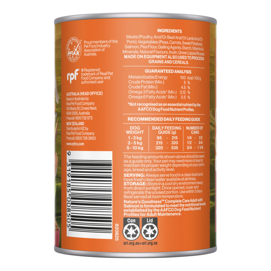 Natures Goodness Grain Free Complete Care with Salmon Wet Food 400g