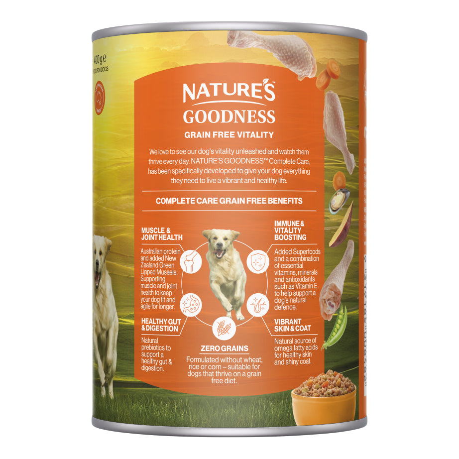 Natures Goodness Grain Free Complete Care Chicken Wet Food 400g
