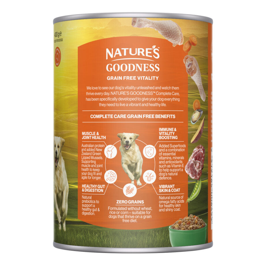 Natures Goodness Grain Free Complete Care With Lamb Wet Food 400g