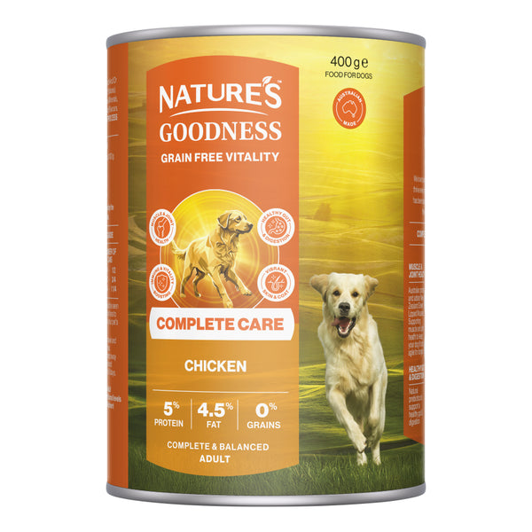 Natures Goodness Grain Free Complete Care Chicken Wet Food 400g