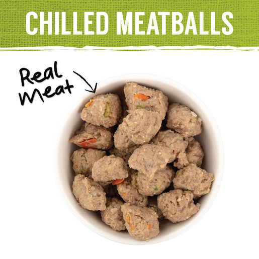 Nature's Gift Meatballs with Chicken, Brown Rice and Garden Vegetables Adult Chilled Dog Food 700g