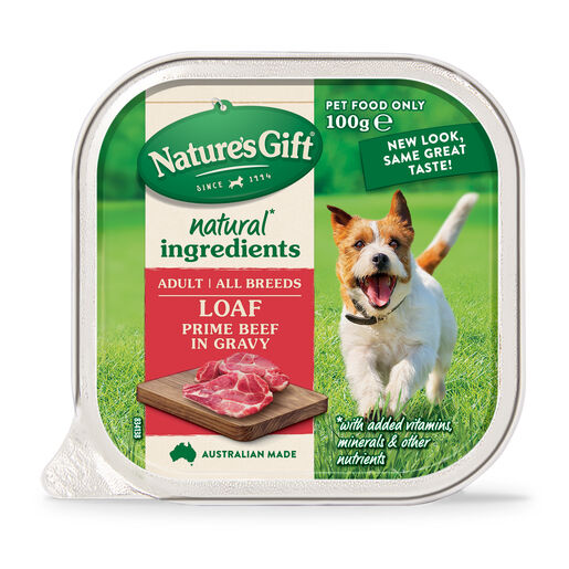 Nature's Gift Prime Beef in Gravy Adult Wet Dog Food 100g