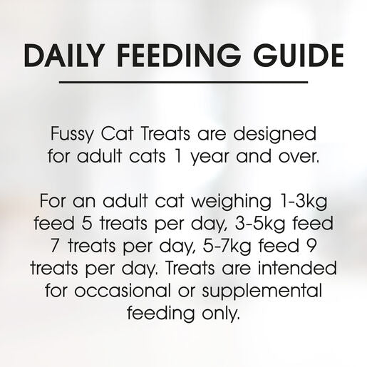 Fussy Cat Grain Free Crunchers with Fish Cat Treats 100g