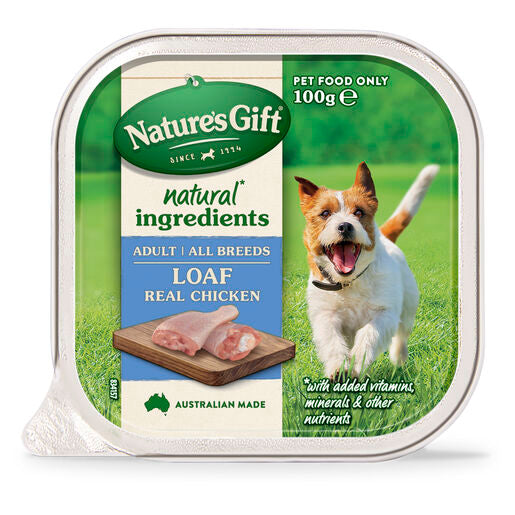 Nature's Gift Loaf Chicken Adult Wet Dog Food 100g