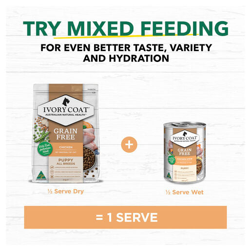 IVORY COAT Grain Free Dry Puppy Food Chicken 2kg
