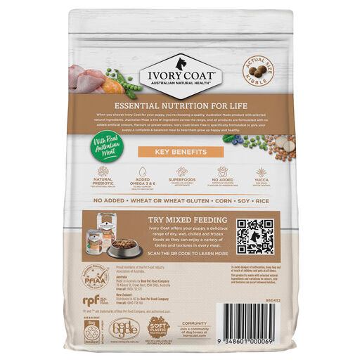 IVORY COAT Grain Free Dry Puppy Food Chicken 2kg