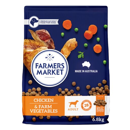 Farmers Market Chicken and Farm Vegetables Adult Dry Dog Food 6.8kg