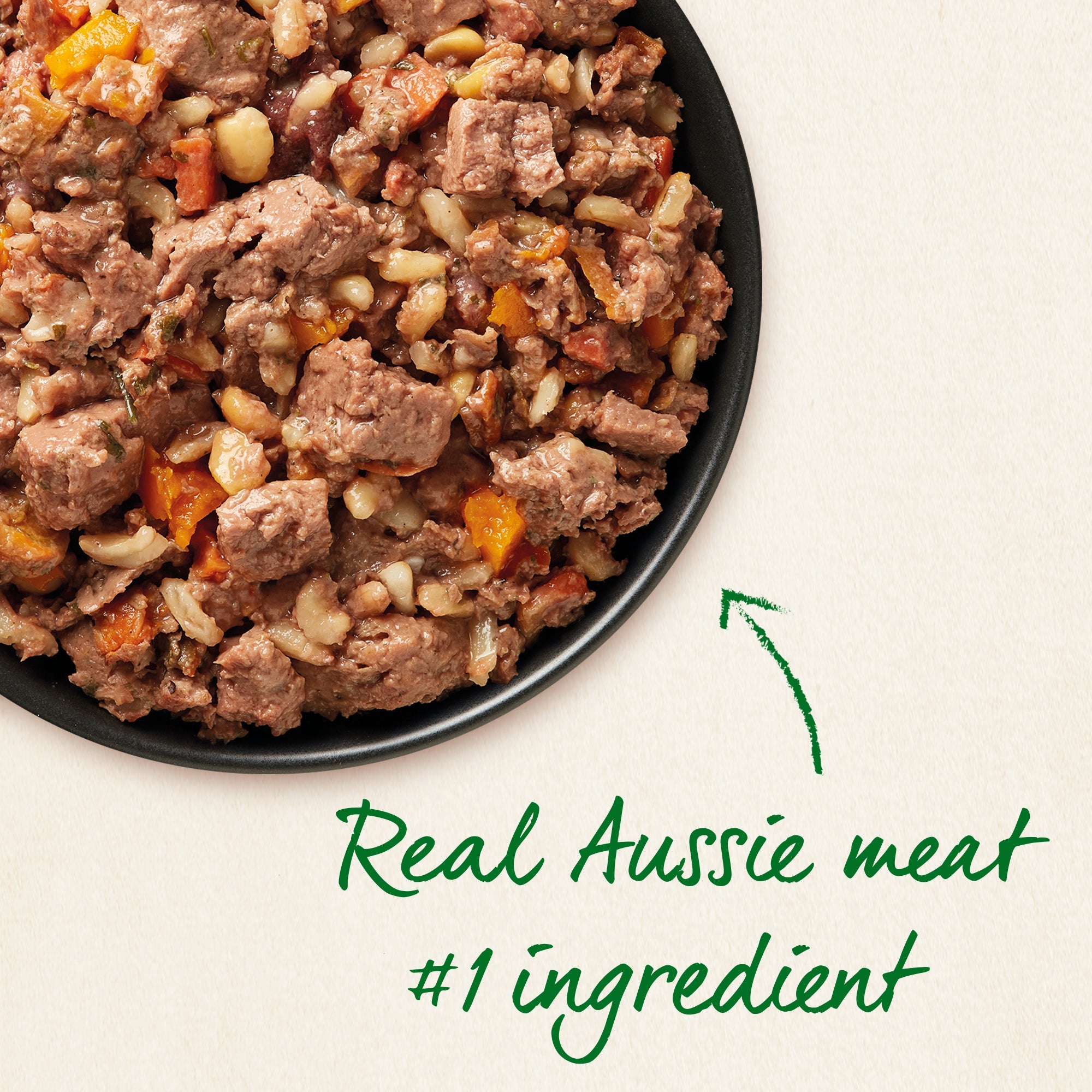 Nature's Gift Slow Cooked With Beef, Rice, Pumpkin & Split Peas, Ready to Serve Meal, Chilled Dog Food 2x 220g